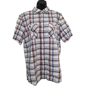 ❤️Banana Republic Multicolor Plaid Men's Shirt☆